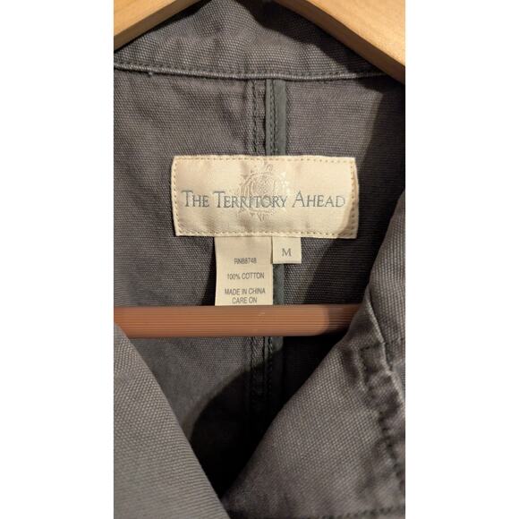 The Territory Ahead Cotton Button Front Jacket Blazer Women's Size Medium S - Picture 3 of 3